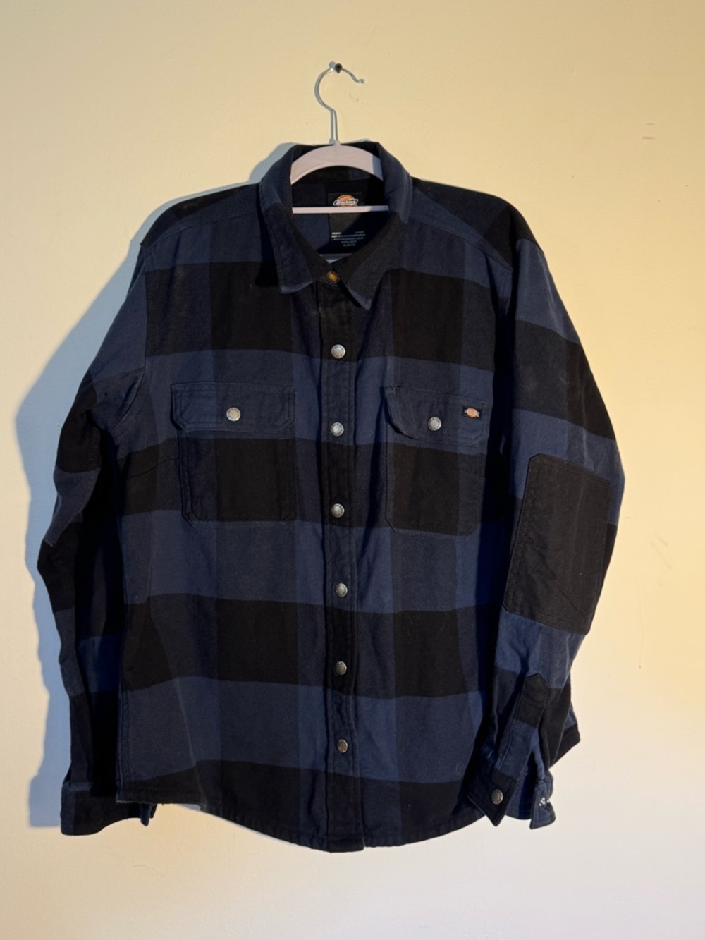 Dickies Black and Navy Western Flannel